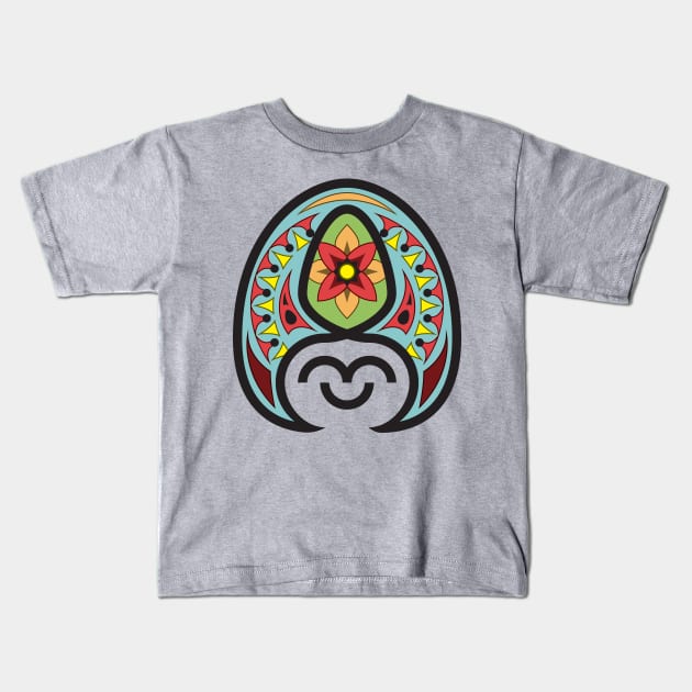 Spiritual Being With Third Eye Open Kids T-Shirt by MonkeyBusiness